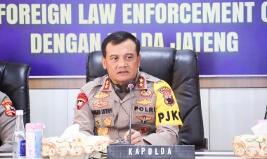 Terima Kunjungan Studi Banding Komunitas Penegak Hukum Internasional, Kapolda Paparkan Program Polda Jateng Hadir dan Cooling System Pemilu