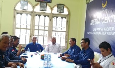 Bawaslu Rohil Silaturahmi ke Parpol Guna Sosialisasikan Aturan Dalam Pelaksanaan Pemilu