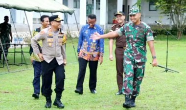 Kodim 1012 Beserta Forkopimda dan Seluruh Koramil Jajaran Serentak Melaksanakan Karya Bhakti Sukseskan Program Kasad