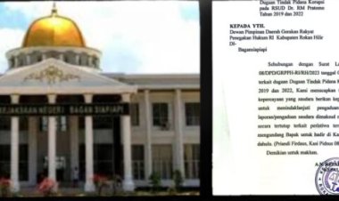 Laporan DPD LSM GRPPH-RI Soal Dugaan Korupsi RSUD Dr. Pratomo Bagansiapiapi Ditindaklanjuti.