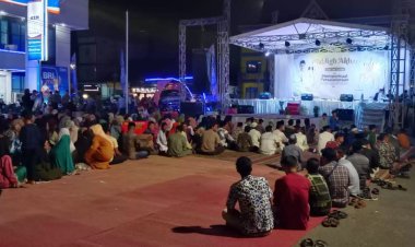 Polsek Bangko Polres Rohil Mendeploy 100 Personil untuk Menjaga Keamanan Tabligh Akbar Ust. Das'at Latief di Bagansiapiapi