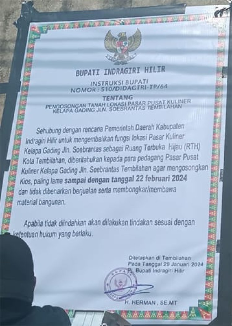 "Kelapa Gading Akan Dikembalikan Fungsinya Sebagai Ruang Terbuka Hijau (RTH)."