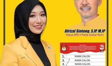 Hasil Quick Count DPR RI Dapil Riau: Partai Golkar Unggul, Caleg RI 1 dr. Maharani Memimpin atas H. Syamsuar