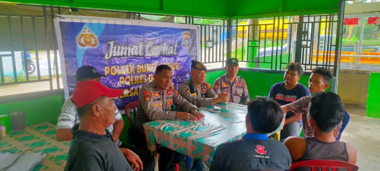 Polres Dumai, melalui Polsek Bukit Kapur, Kembali Gelar Kegiatan Rutin 'Jumat Curhat