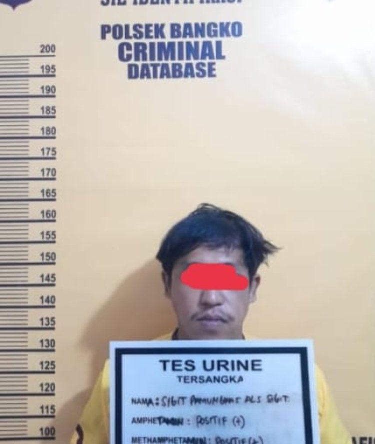 Palak Paksa Pelintas Jalan Parit Aman – Serusa, Pria Ini Diringkus Polsek Bangko