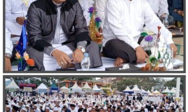 Acara Gema Muharram Ramai di Lapangan Gajah Mada Tembilahan, Diikuti Ribuan Warga