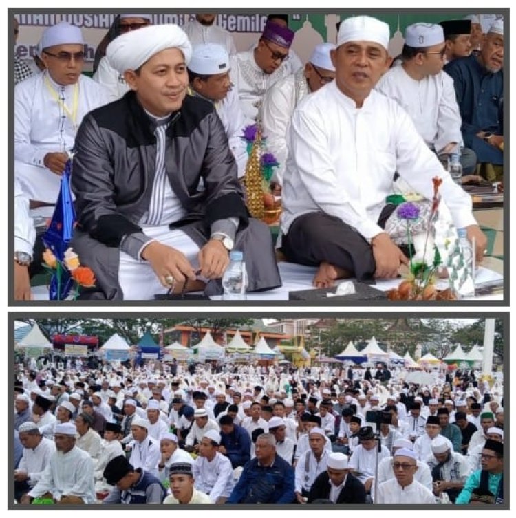 Acara Gema Muharram Ramai di Lapangan Gajah Mada Tembilahan, Diikuti Ribuan Warga