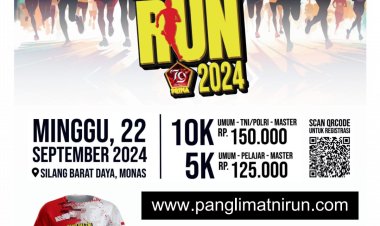 Semarakkan HUT Ke-79 TNI, Ikuti Panglima TNI Run 2024 di Monas Jakarta