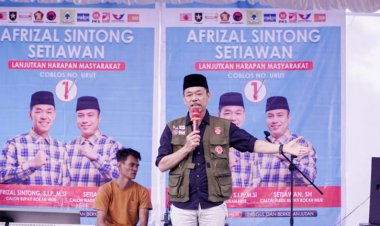 Masyarakat Berbagai Suku di Sungai Bakau Siap Menangkan Afrizal Sintong untuk Dua Periode