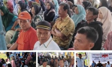 Ribuan Masyarakat Meriahkan Kampanye Dialogis Pasangan BiJaK di Simpang Kanan