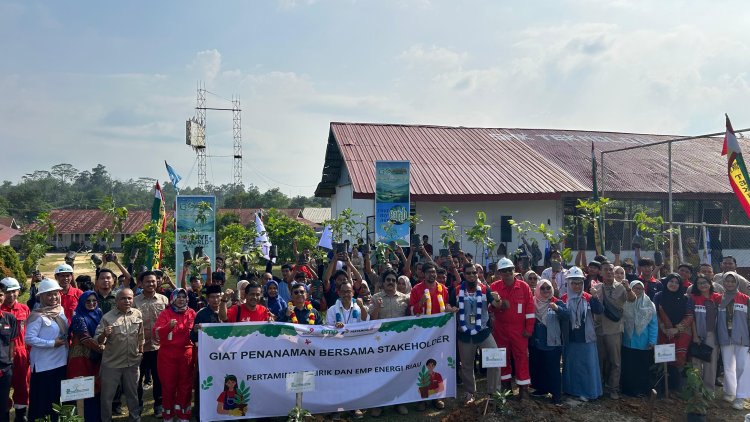 SKK Migas dan EMP Energi Riau Gelar "Hulu Migas Go Green" di SMK Teknologi YPL Lirik