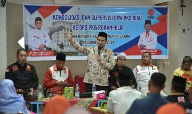 Hendri Munif Bangkitkan Semangat Kader PKS Rohil untuk Menangkan “SUWAI” dan “ASET”