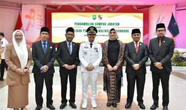 Wakil Ketua DPRD Pekanbaru Hadiri Pelantikan Risnandar Mahiwa Sebagai Pj Walikota Pekanbaru