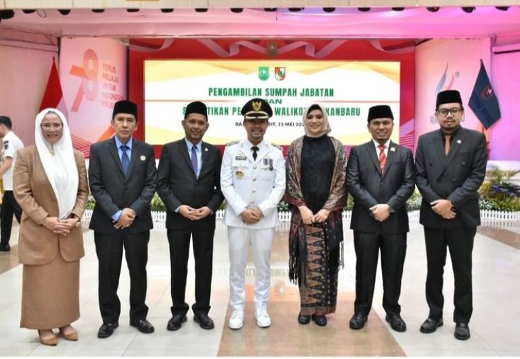 Wakil Ketua DPRD Pekanbaru Hadiri Pelantikan Risnandar Mahiwa Sebagai Pj Walikota Pekanbaru