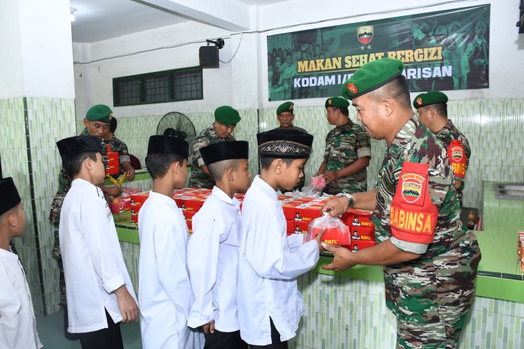 Kodam I/BB Distribusikan 474 Paket Makanan Bergizi ke Panti Asuhan di Medan