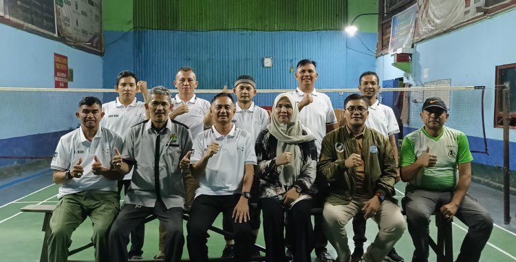 PBSI Kota Pekanbaru Lakukan Verifikasi Faktual PB Simpatig di GOR Arema 