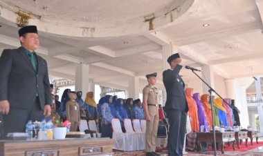 Wabup Rohil Jhony Charles Pimpin Apel Hari Otonomi Daerah ke-29 Tahun 2025