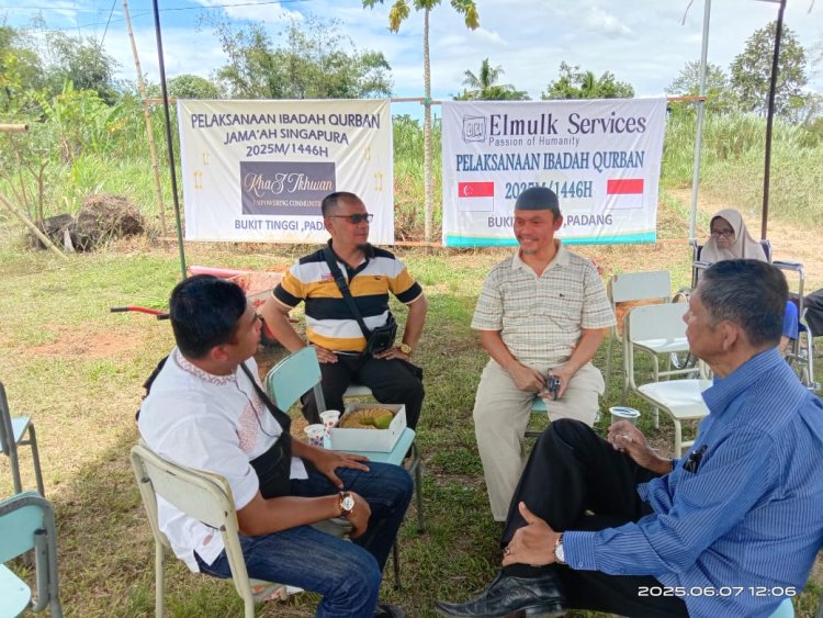 Kurban 80 Domba dari Singapura untuk Fajar Hidayah