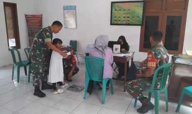 Babinsa Dampingi Posyandu, Wujud Nyata Peduli Balita