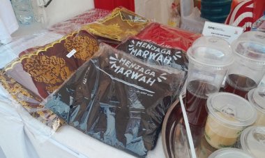 Ekraf LAMR Meriahkan Riau Bhayangkara Run 2025 dengan Bubur Lambuk