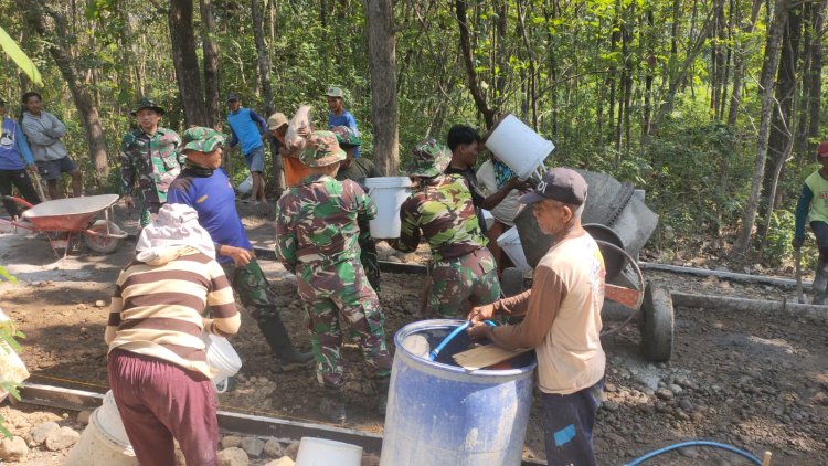 Kodim Boyolali Gas Pra-TMMD Sengkuyung III di Sari Mulyo