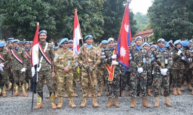 Kontingen Garuda TNI Kibarkan Merah Putih di Hari Kemerdekaan Afrika Tengah