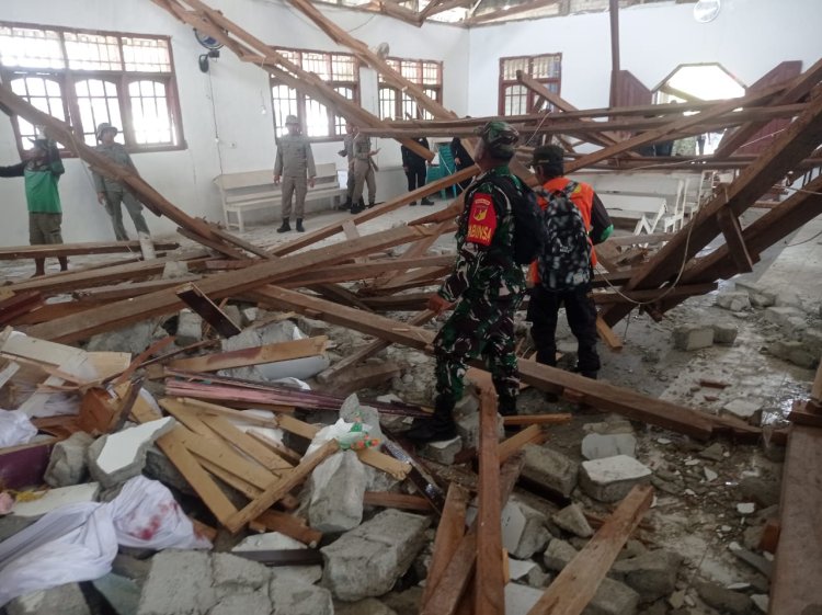 Gempa 6,0 SR Guncang Poso, Kodim 1307/Poso Evakuasi Korban dan Dirikan Posko