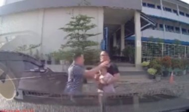 Pengendara Mobil Viral Pukul Pejalan Kaki di Pekanbaru Resmi Tersangka