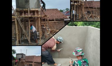 TMMD ke-126 Kodim 0601/Pandeglang Genjot Bak Air Bersih Capai 85%