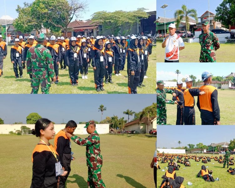 Kodim 0724/Boyolali Bekali Siswa SMK N 1 Sawit dengan Wawasan Kebangsaan dan Mental Tangguh