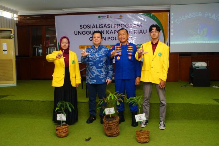 Ditpolairud Polda Riau Sosialisasikan Green Policing di Unilak