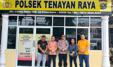 Kapolsek Tenayan Raya Perkuat Kolaborasi Jaga Keamanan Wilayah