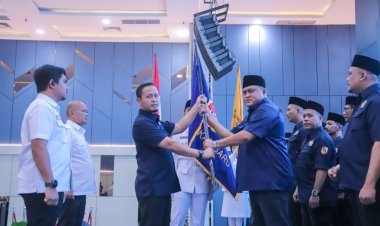 Pelantikan Karang Taruna, Wako Agung Tekankan Sinergi Pemuda