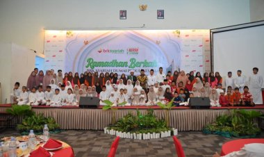 Wawako Dumai Sugiyarto Hadiri Ramadan Berkah BRK Syariah 2026, 100 Anak Yatim Terima Santunan Penuh Haru