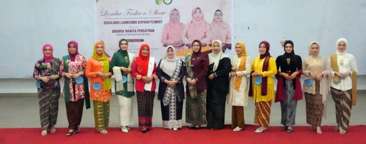DWP Kuansing Gelar Lomba Fashion Show Antar OPD di Pendopo Bupati
