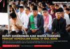 Bupati Suhardiman Ajak Warga Kuansing Perkuat Kepedulian Sosial di Idul Adha
