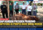 Sapi Kurban Presiden Prabowo Dipotong di Ponpes Imam Saleh Inuman