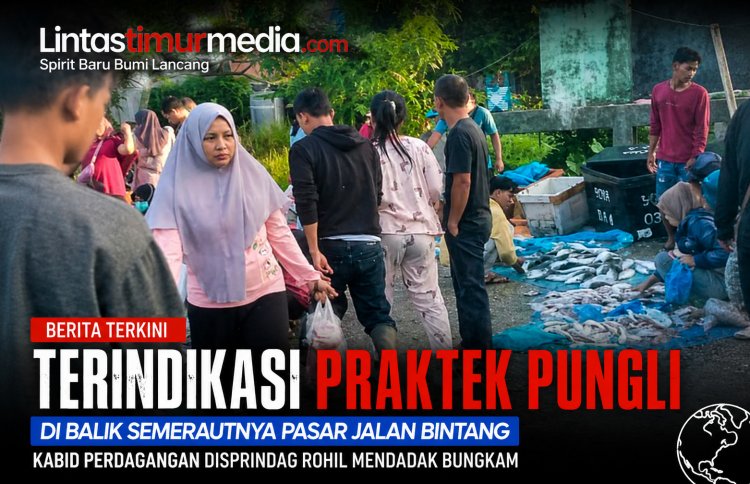 Dugaan Pungli Pasar Jalan Bintang, Kabid Rohil Bungkam