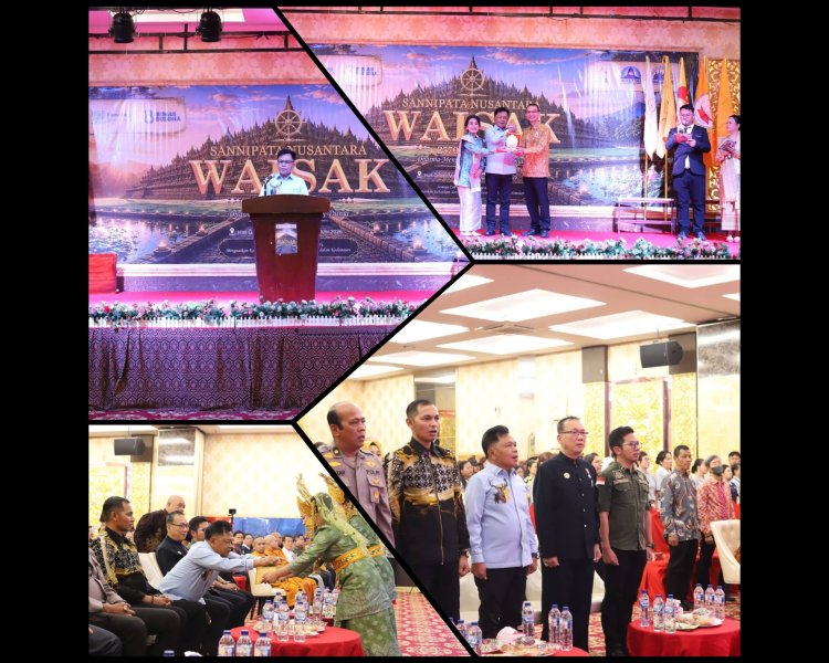 Bupati Asmar Hadiri Waisak Sannipata Nusantara 2026, Serukan Perdamaian dan Kerukunan di Meranti